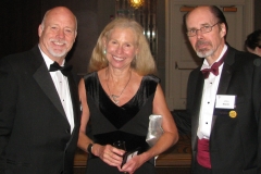 With blockbuster bestseller Jeffery Deaver ("The Bone Collector4") at right, and partner Madelyn Warcholik