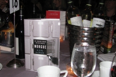 A fascinating centerpiece at an Edgars table!